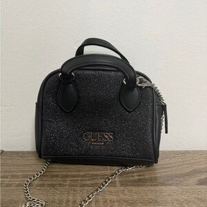 Guess Black Sparkle Mini Bag